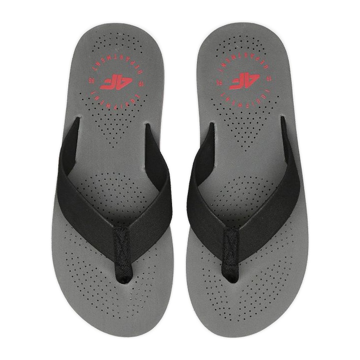 Flip-flops 4F M H4L20 KLM004 preto cinza