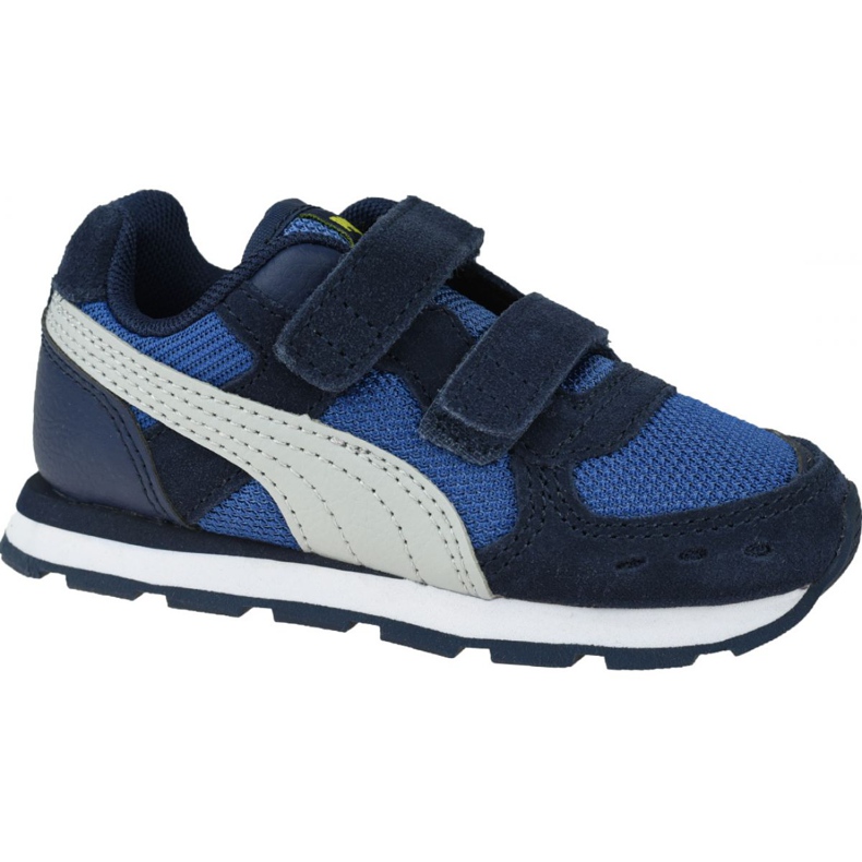 Puma Vista V Infants Jr 369541-09 branco azul marinho azul