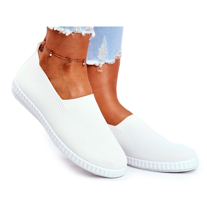 Tênis feminino Tênis deslizante branco Grigio