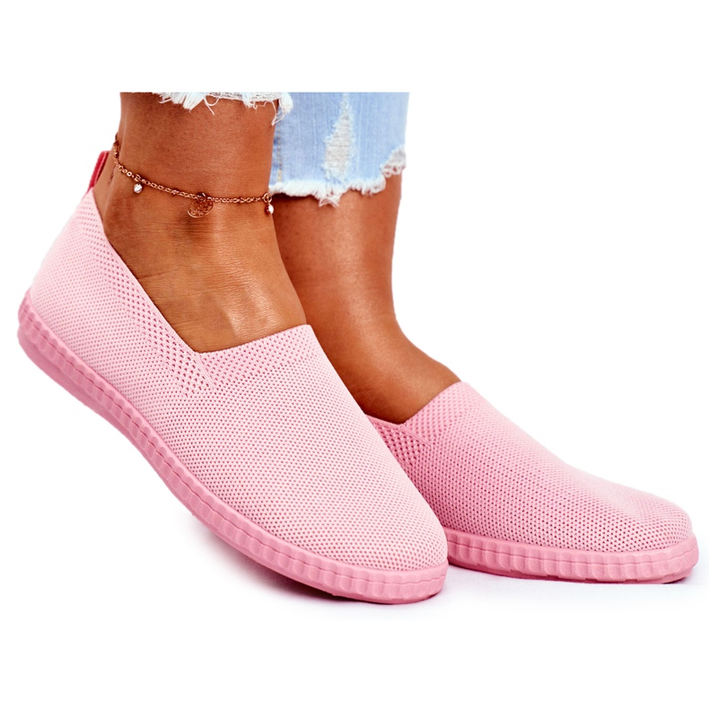 PS1 Tênis feminino Tênis deslizante rosa Grigio