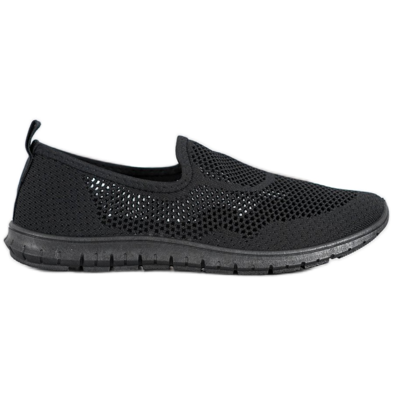 Bona Slipons Openwork preto