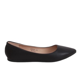 Bailarinas com dedos amendoados pretos CD53P Preto