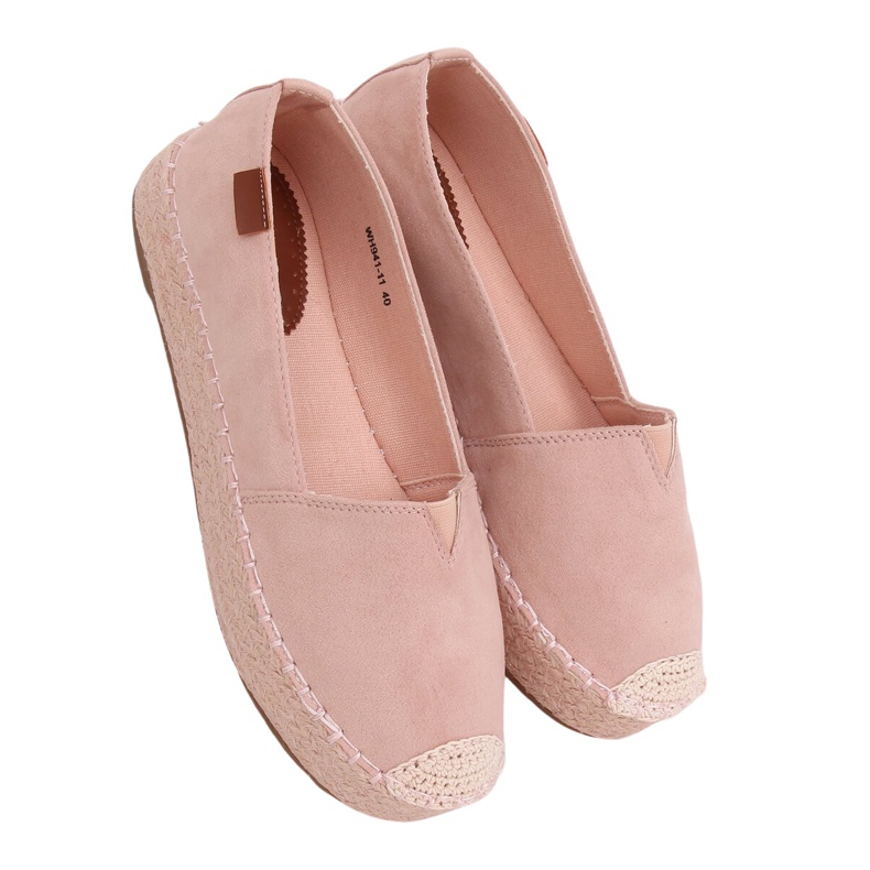 Alpargatas femininas rosa WH941 rosa