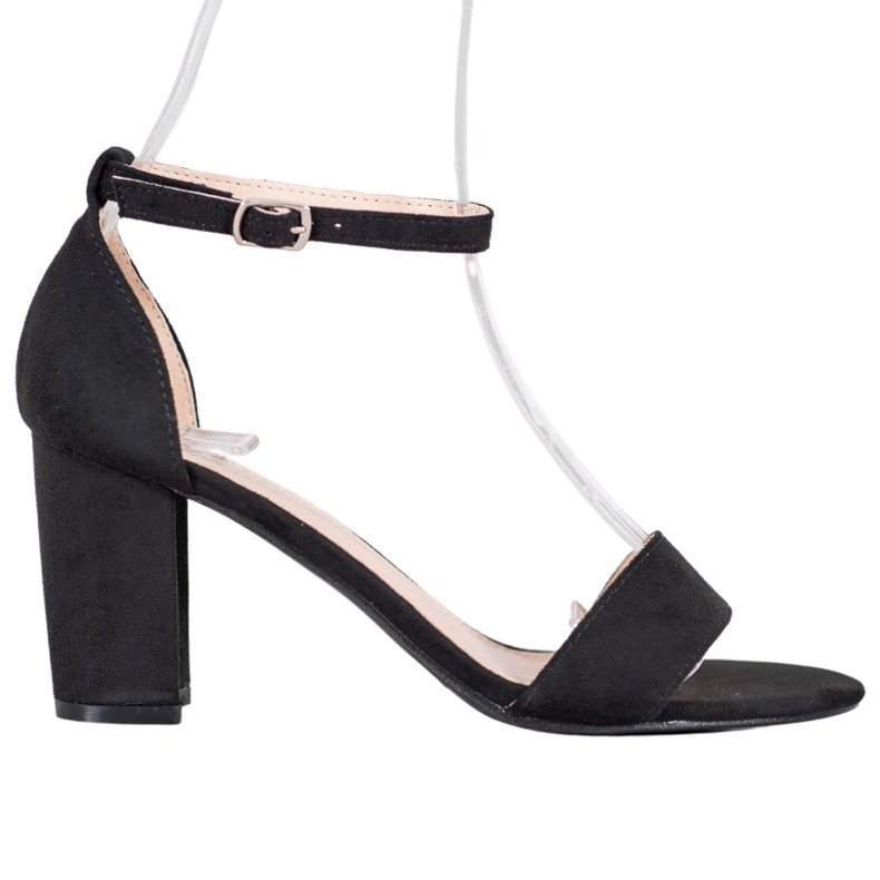 Anesia Paris Sandálias de salto alto preto