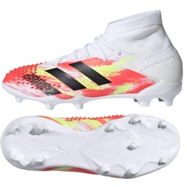 Chuteiras Adidas Predator Dracon 20.1 Fg Jr EG1608 multicolorido branco