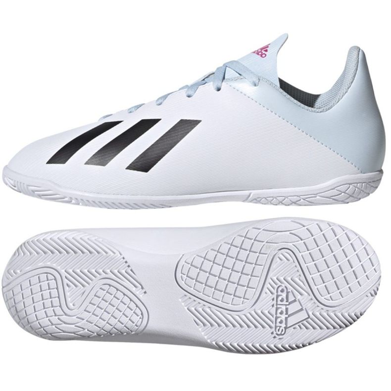 Sapatos de interior adidas X 19.4 In Jr EF1624 multicolorido branco