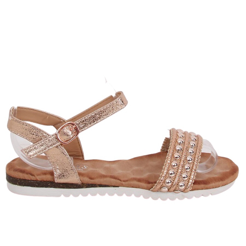 Sandálias femininas Champagne HT-68 Champagne multicolorido rosa