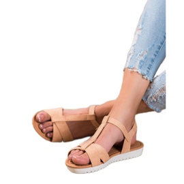 SHELOVET Sandálias Têxteis Bege