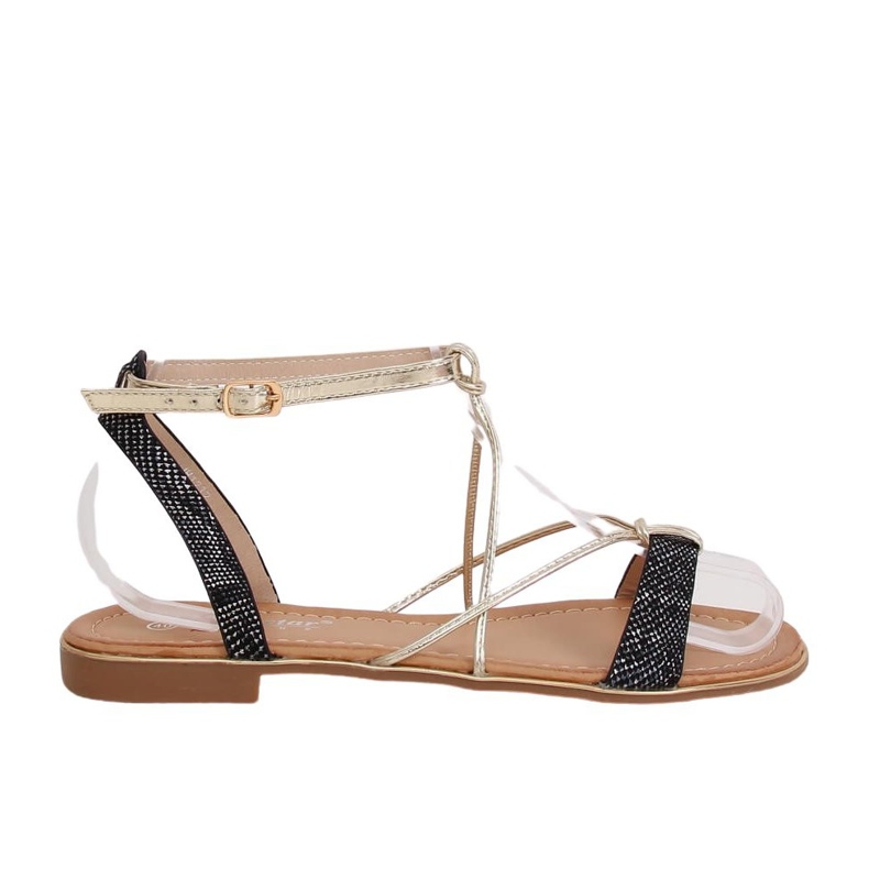 Sandálias pretas femininas JH123P pretas preto