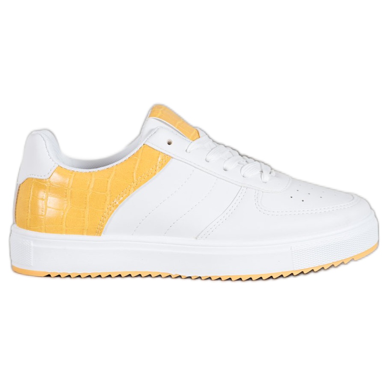 SHELOVET Sapatos elegantes na plataforma branco