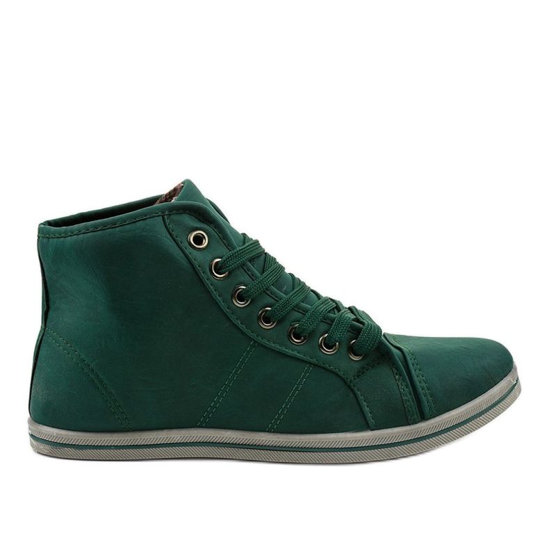 Tênis de cano alto da moda TL362 verde