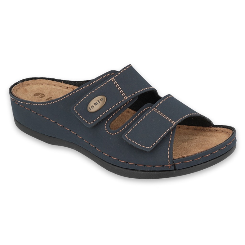 Sapatos femininos Inblu 158D145 azul marinho