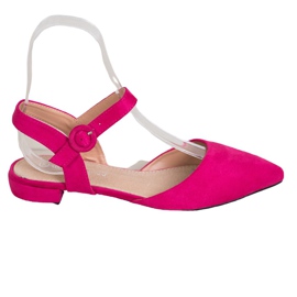 Goodin Bombas rosa com salto aberto Goodin Bombas rosa com salto aberto