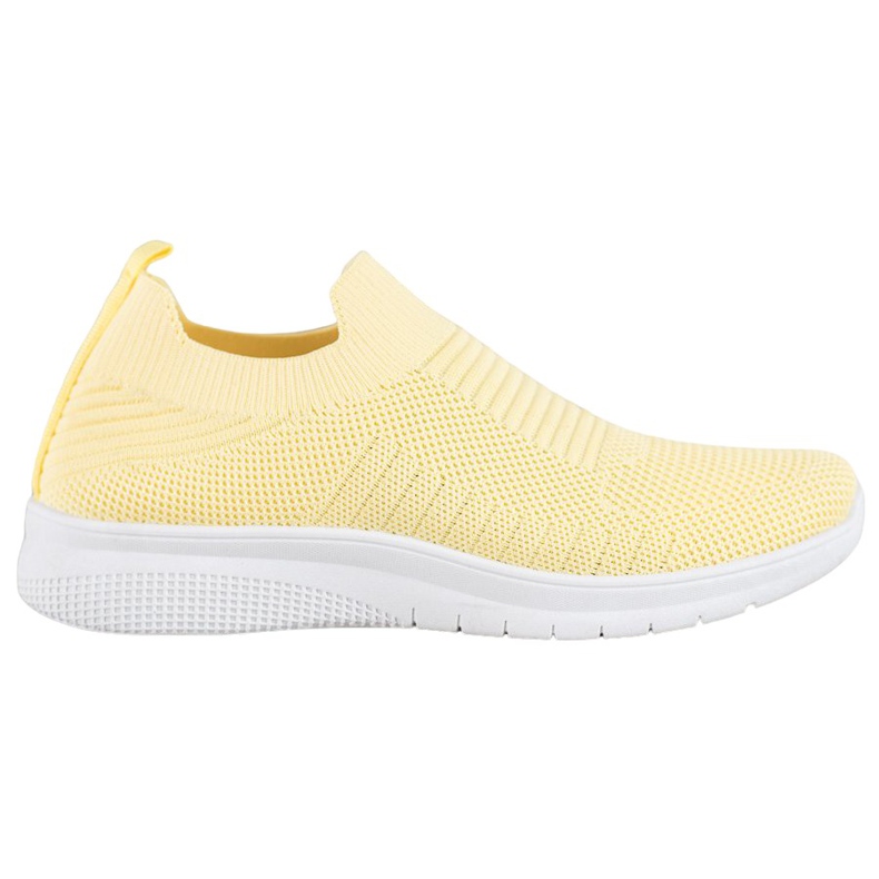 SHELOVET Sapatos Têxteis Deslizantes amarelo
