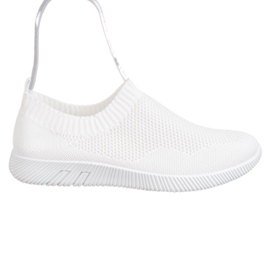SHELOVET Slipons com aberturas confortáveis branco SHELOVET Slipons com aberturas confortáveis branco