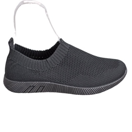 SHELOVET Slipons com aberturas confortáveis preto SHELOVET Slipons com aberturas confortáveis preto