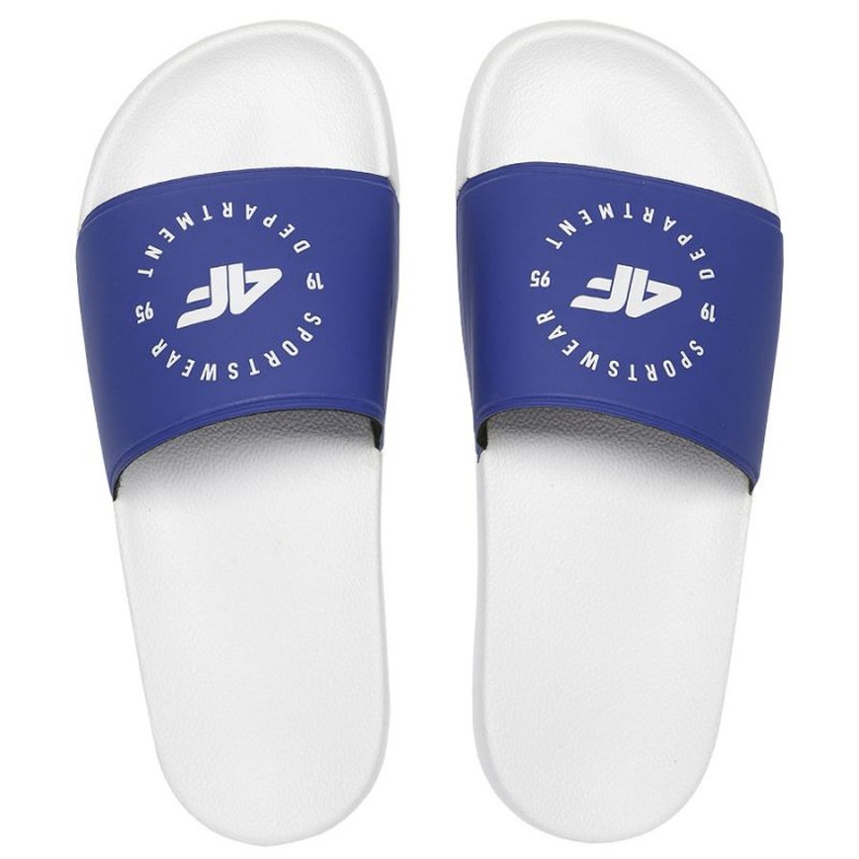 4F W H4L20-KLD002 36S chinelos branco azul
