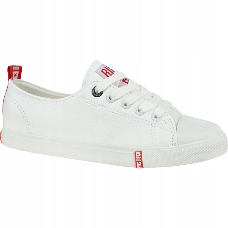 Sapatos Big Star W GG274005 branco vermelho