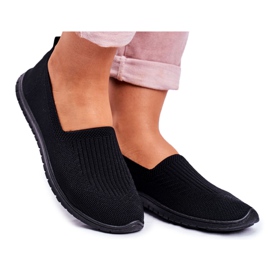 NEWS Tênis feminino preto Kaontre slip-on