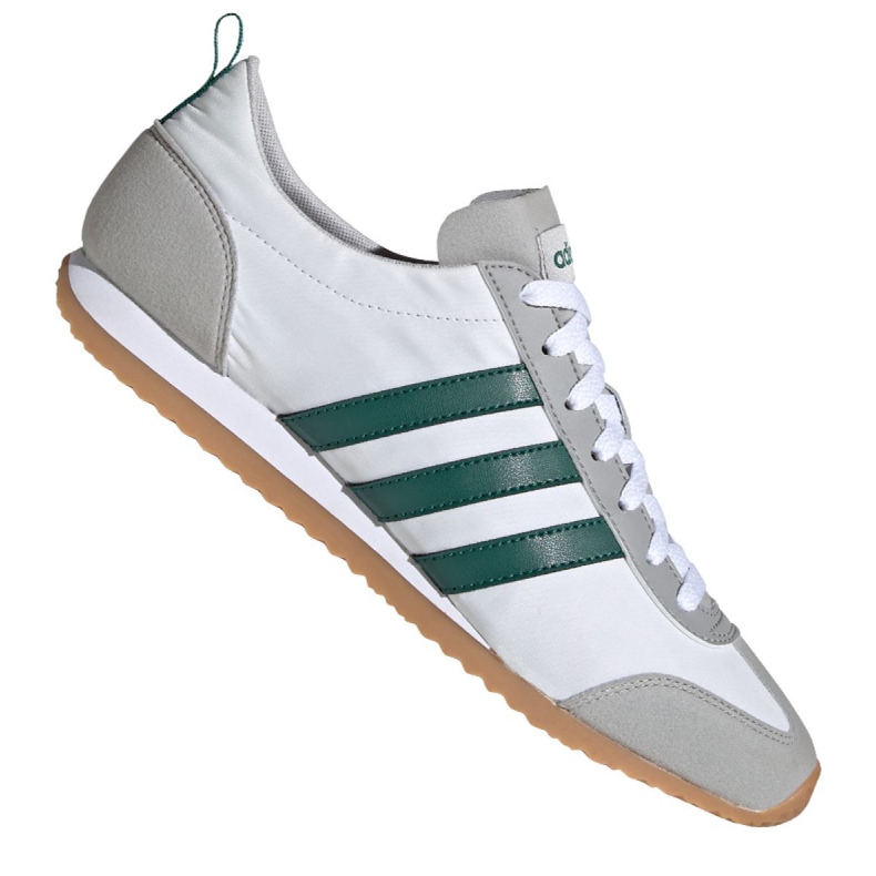 Tênis Adidas Vs Jog M FX0091 branco cinza verde