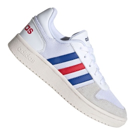 Sapatos Adidas Hoops 2.0 Jr FW9120 branco cinza