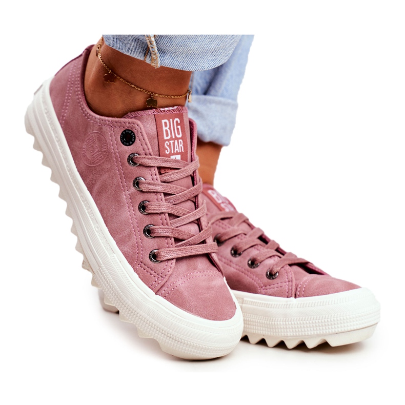 Tênis feminino Big Star rosa GG274111