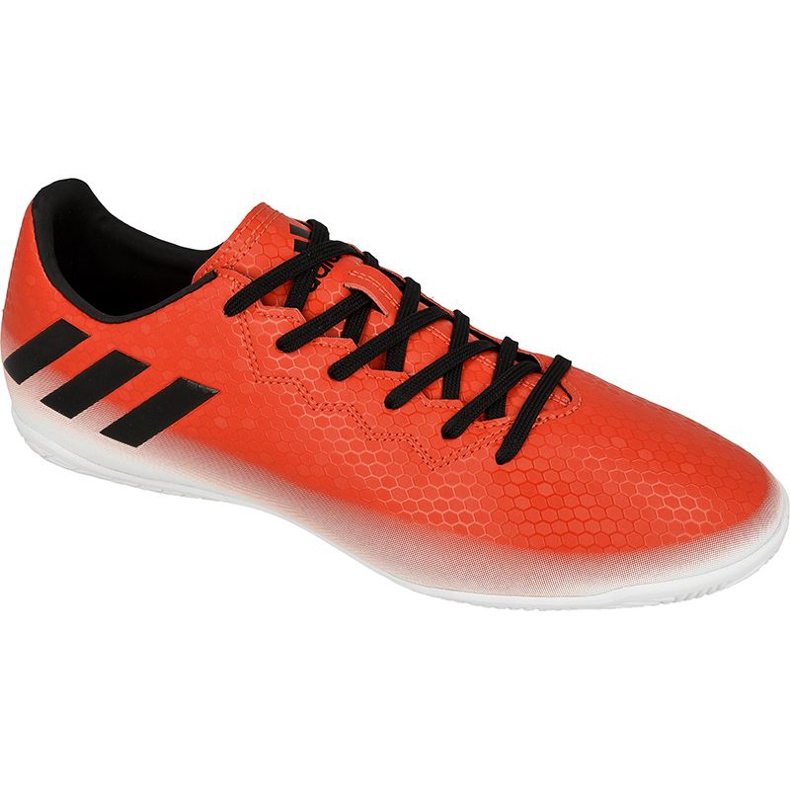 Sapatos de interior adidas Messi 16.4 In M BA9026 laranjas e tintos vermelho