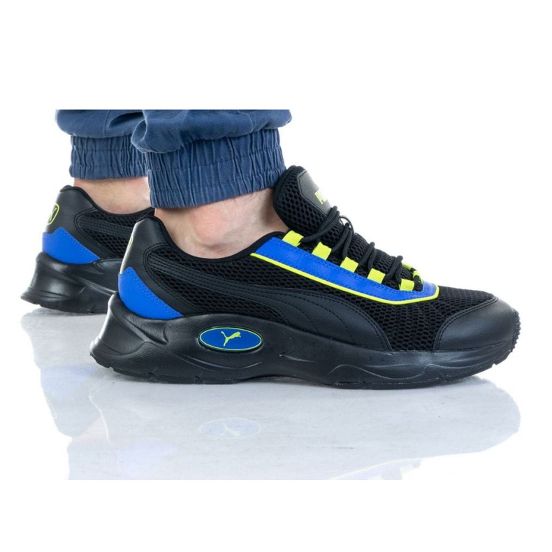 Puma Nucleus M 369777 07 sapatos preto azul