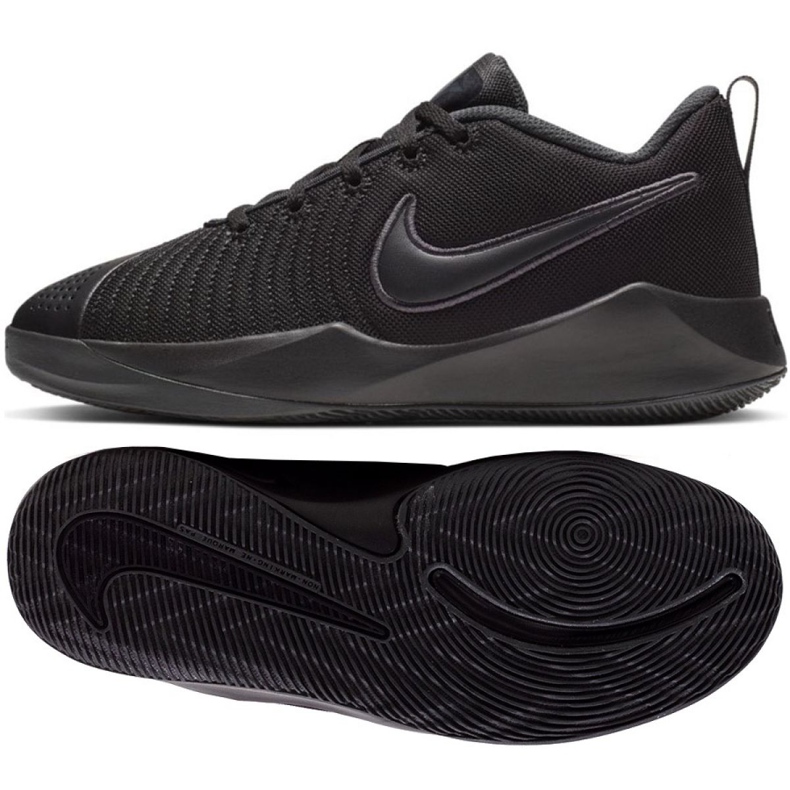 Tênis Nike Team Hustle Quick 2 Jr AT5298-001 preto preto
