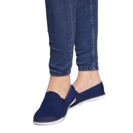 Tênis Lycra HT48 Navy Slip-On azul marinho