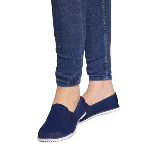 Tênis Lycra HT48 Navy Slip-On azul marinho