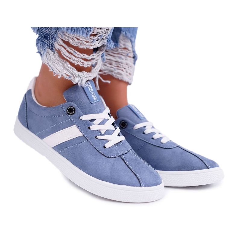 Sapatas esportivas femininas Big Star Blue DD274620 azul
