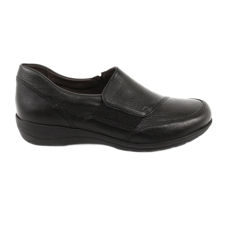 Sapatos femininos decotados Caprice teg.H preto