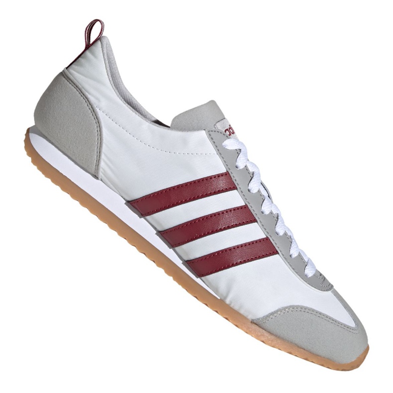 Tênis Adidas Vs Jog M FX0092 branco vermelho multicolorido