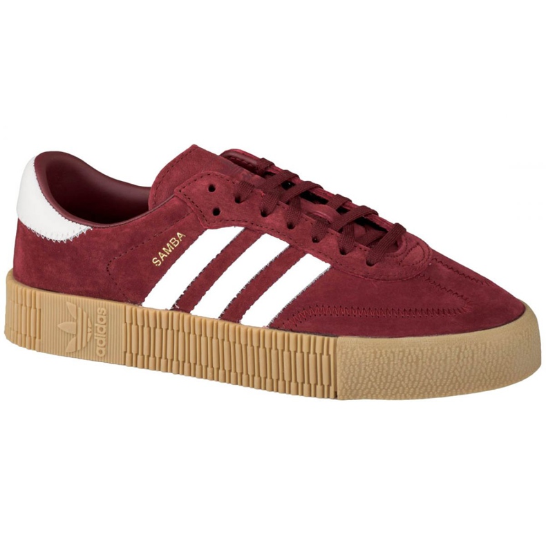 Sapatos Adidas Originals Sambarose W F36268 vermelho cinza