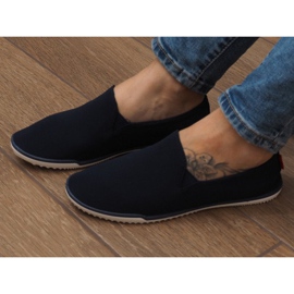 Sapatilhas Slip-On Lycra BL180 Navy azul marinho