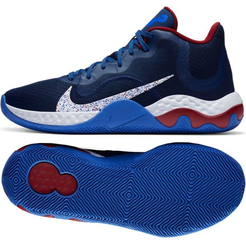 Tênis de basquete Nike Renew Elevate M CK2669 400 multicolorido azul Tênis de basquete Nike Renew Elevate M CK2669 400 multicolorido azul