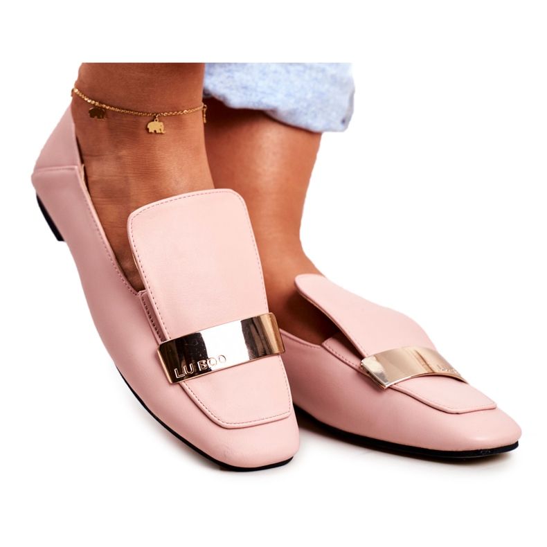 Lu Boo Feminino Lords Com Distintivo Ouro Rosa Harlem