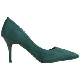 Small Swan Salto alto casual verde