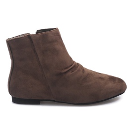 Botas de camurça Botas Chelsea 7-121 Khaki cáqui Botas de camurça Botas Chelsea 7-121 Khaki cáqui