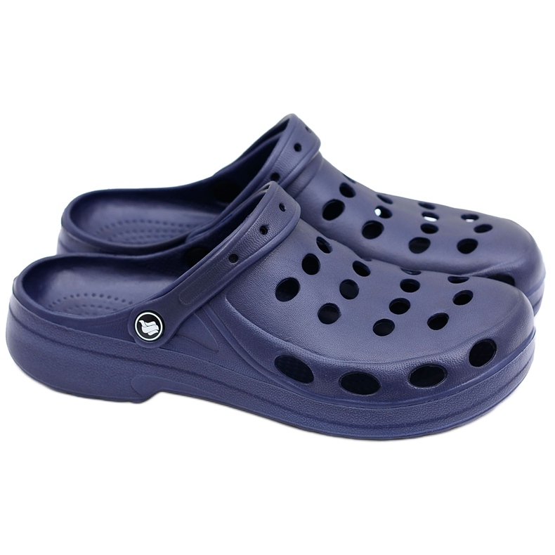 Flameshoes Chinelos masculinos, sandálias azul marinho crocs