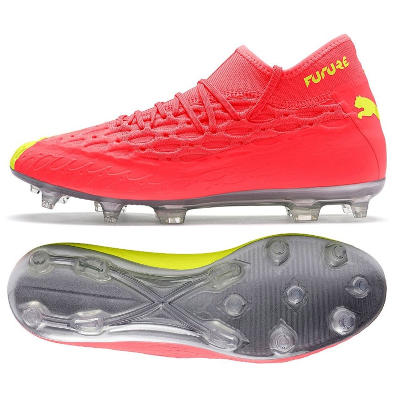 Chuteiras Puma Future 5.2 Netfit Osg Evo FG / AG M 106007-01 multicolorido amarelo