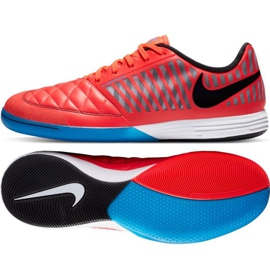Sapatos de interior Nike Lunargato Ii Ic M 580456-604 multicolorido laranjas e vermelhos