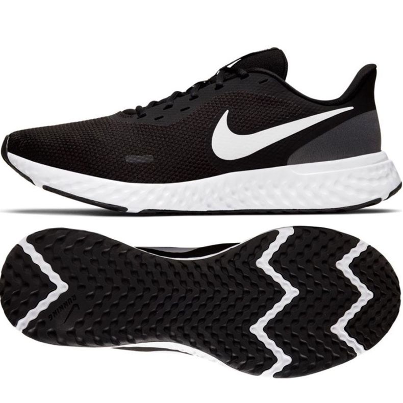 Tênis de corrida Nike Revolution 5 BQ3204-002 preto