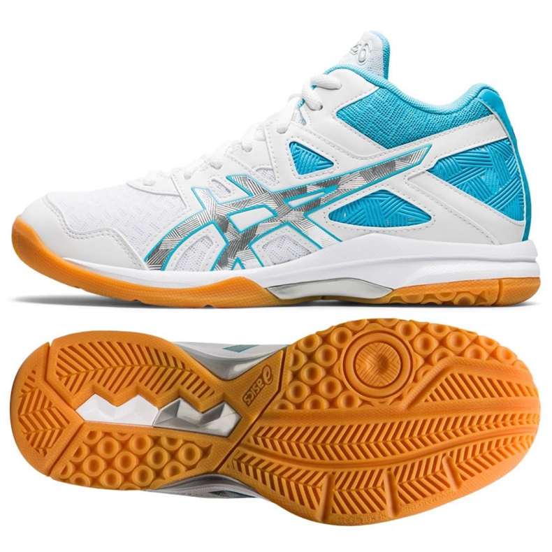 Tênis de voleibol Asics Gel Task Mt W 1072A037-102 multicolorido branco