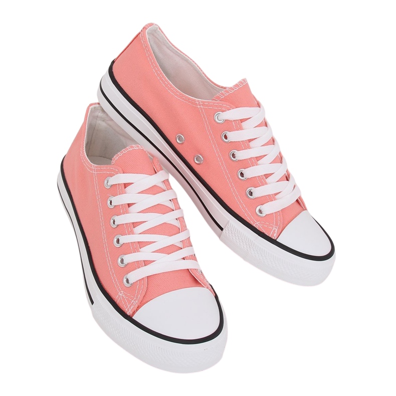 Tênis clássico feminino coral JD05P Coral multicolorido rosa