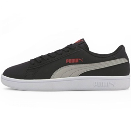 Sapatos Puma Smash v2 Buck Jr 365182 19 preto