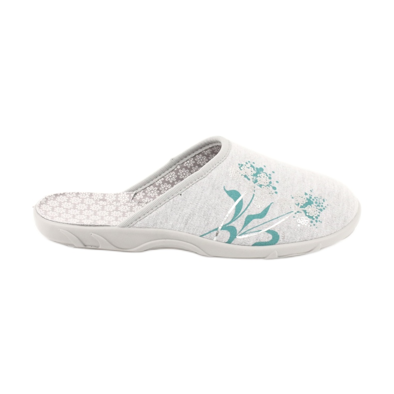 Sapatos femininos coloridos Befado 235D168 cinza verde