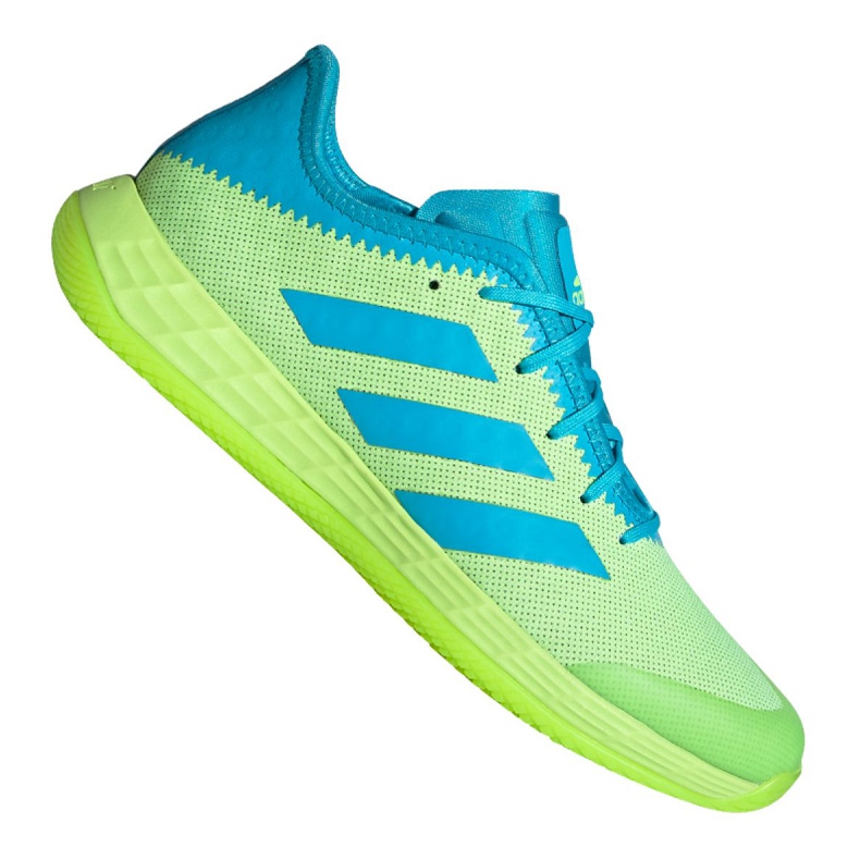 Sapatos de interior adidas Adizero FastCourt M FU8385 cinza / prata, azul, verde verde