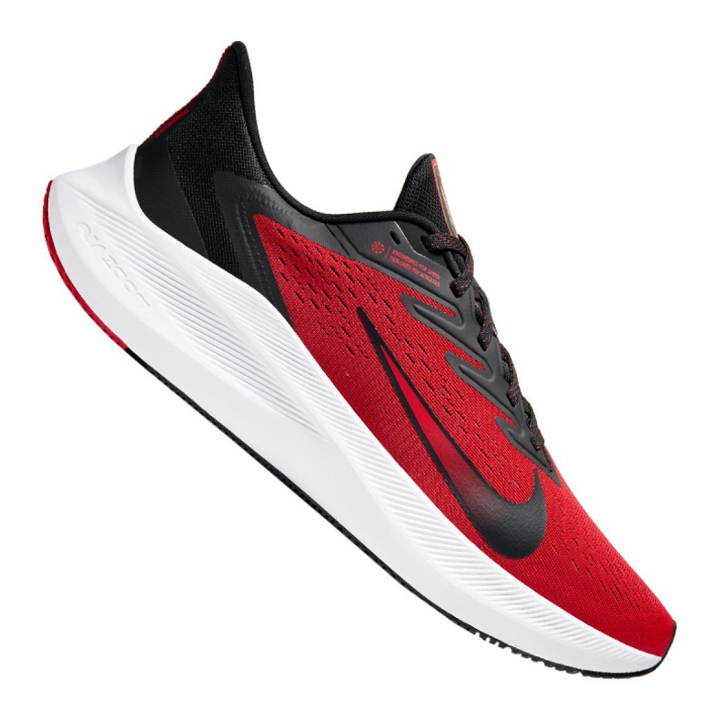 Tênis de corrida Nike Zoom Winflo 7 M CJ0291-600 preto vermelho